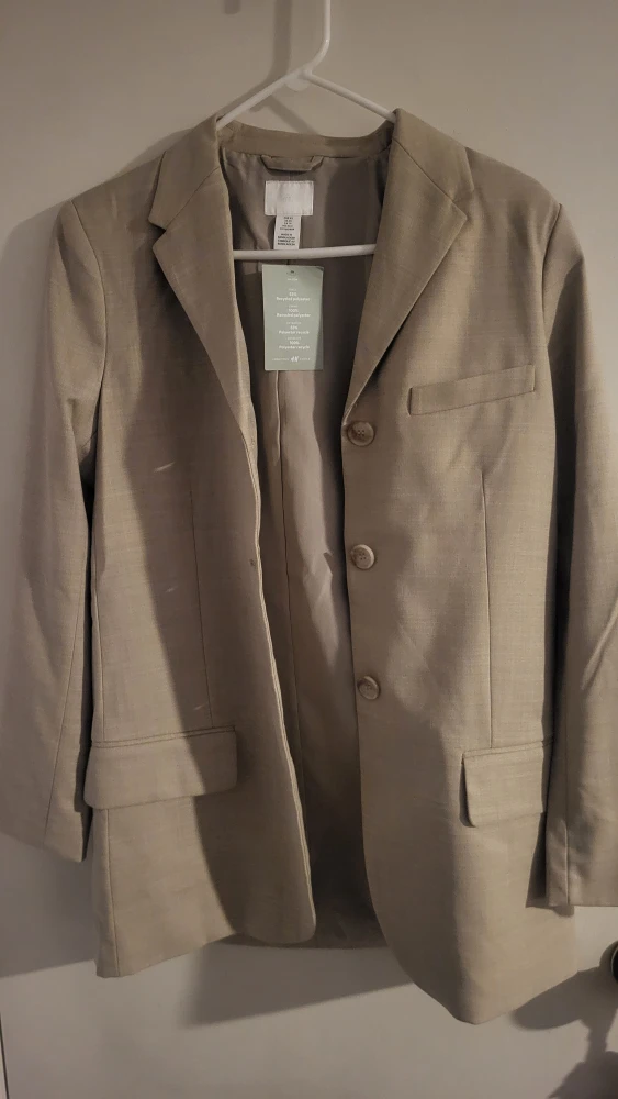 New H&M Beige Blazer - Size XS - photo 4