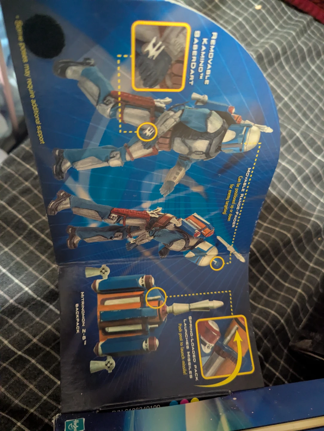Star Wars Attack of the Clones Jango Fett Figure 2003 - photo 3