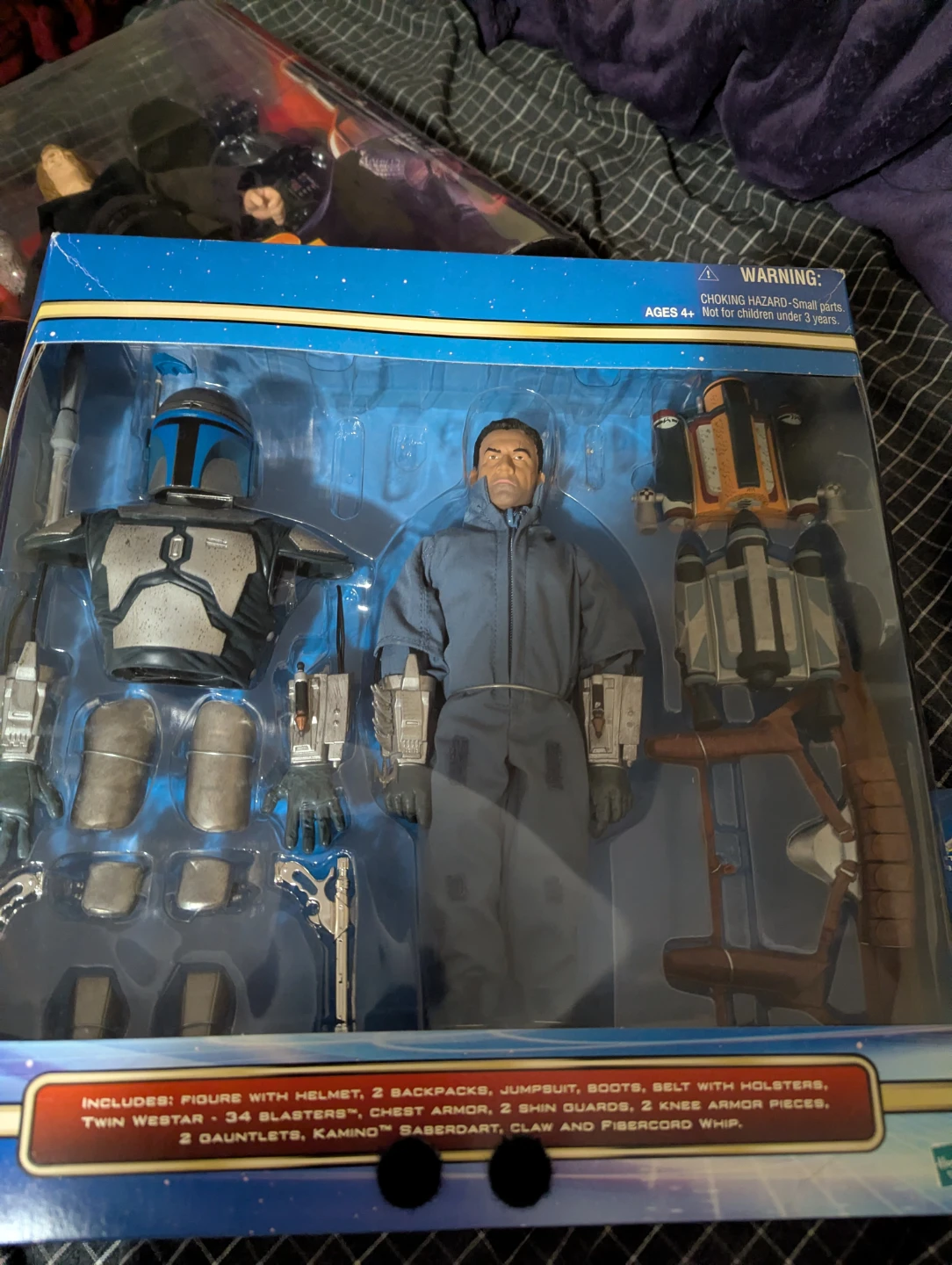 Star Wars Attack of the Clones Jango Fett Figure 2003 - photo 4
