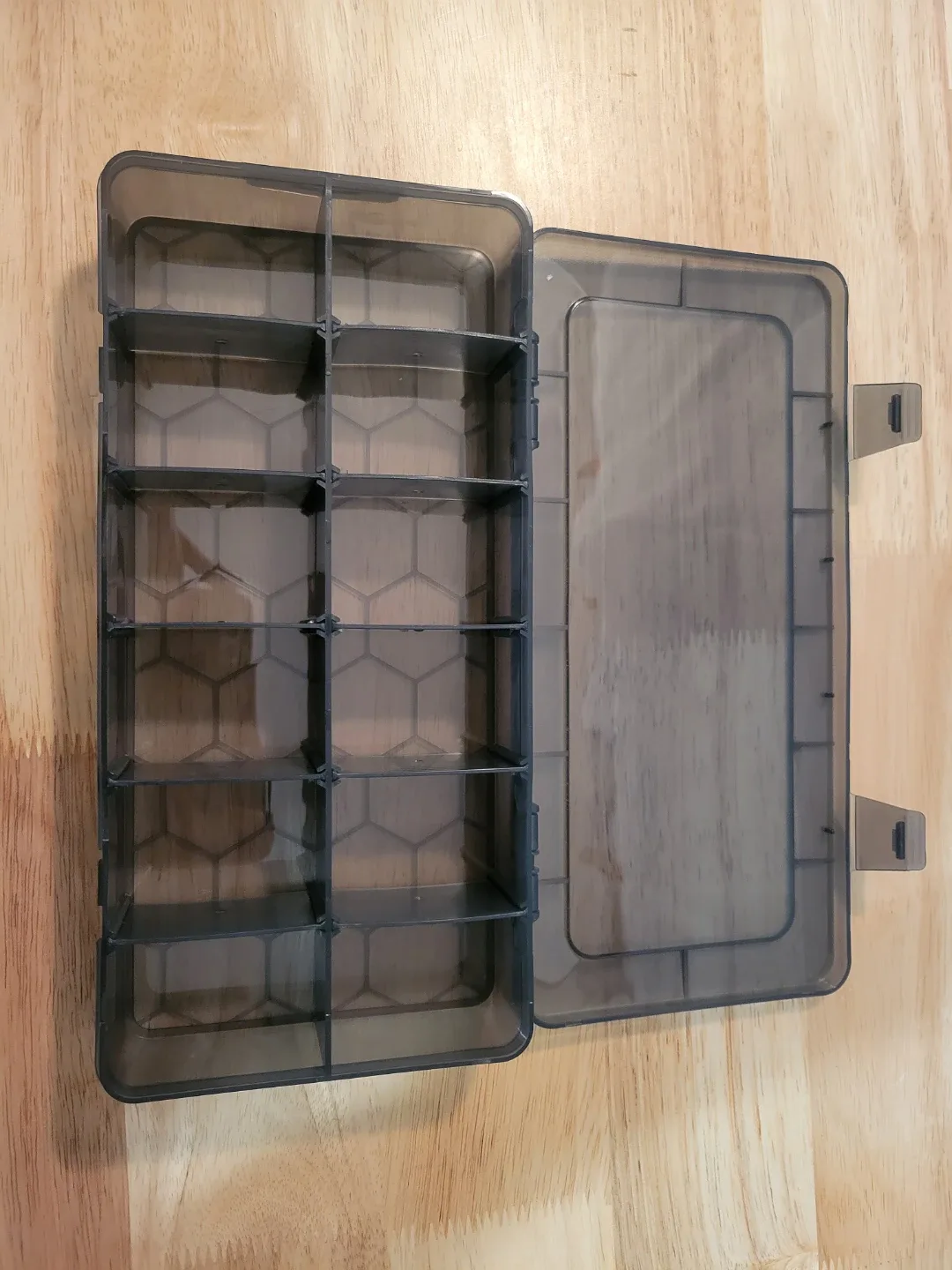 Gray Stackable Storage Container Box image indicator(4)