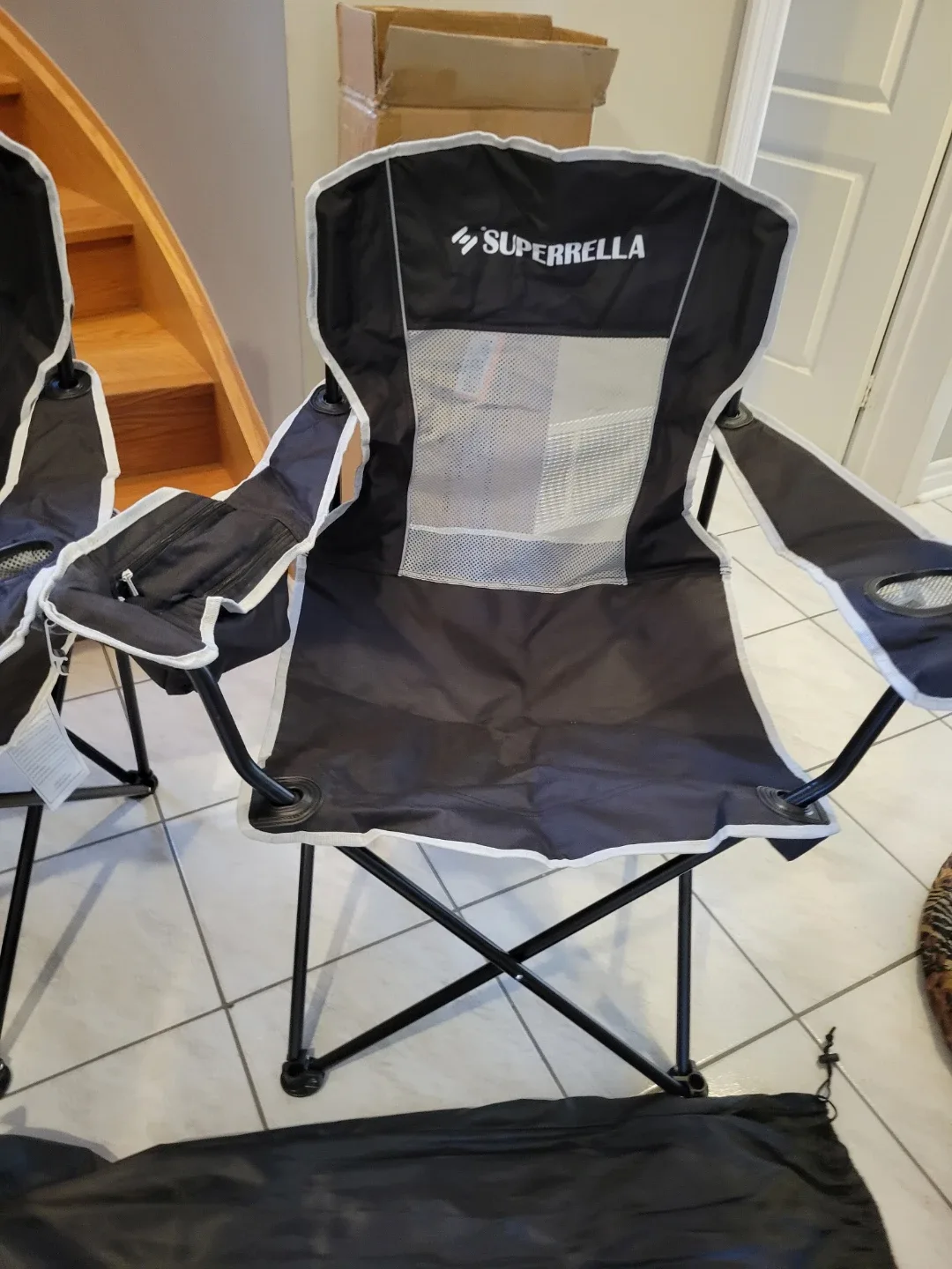 Folding Camping Chair  Set of 2 brand new image indicator(9)