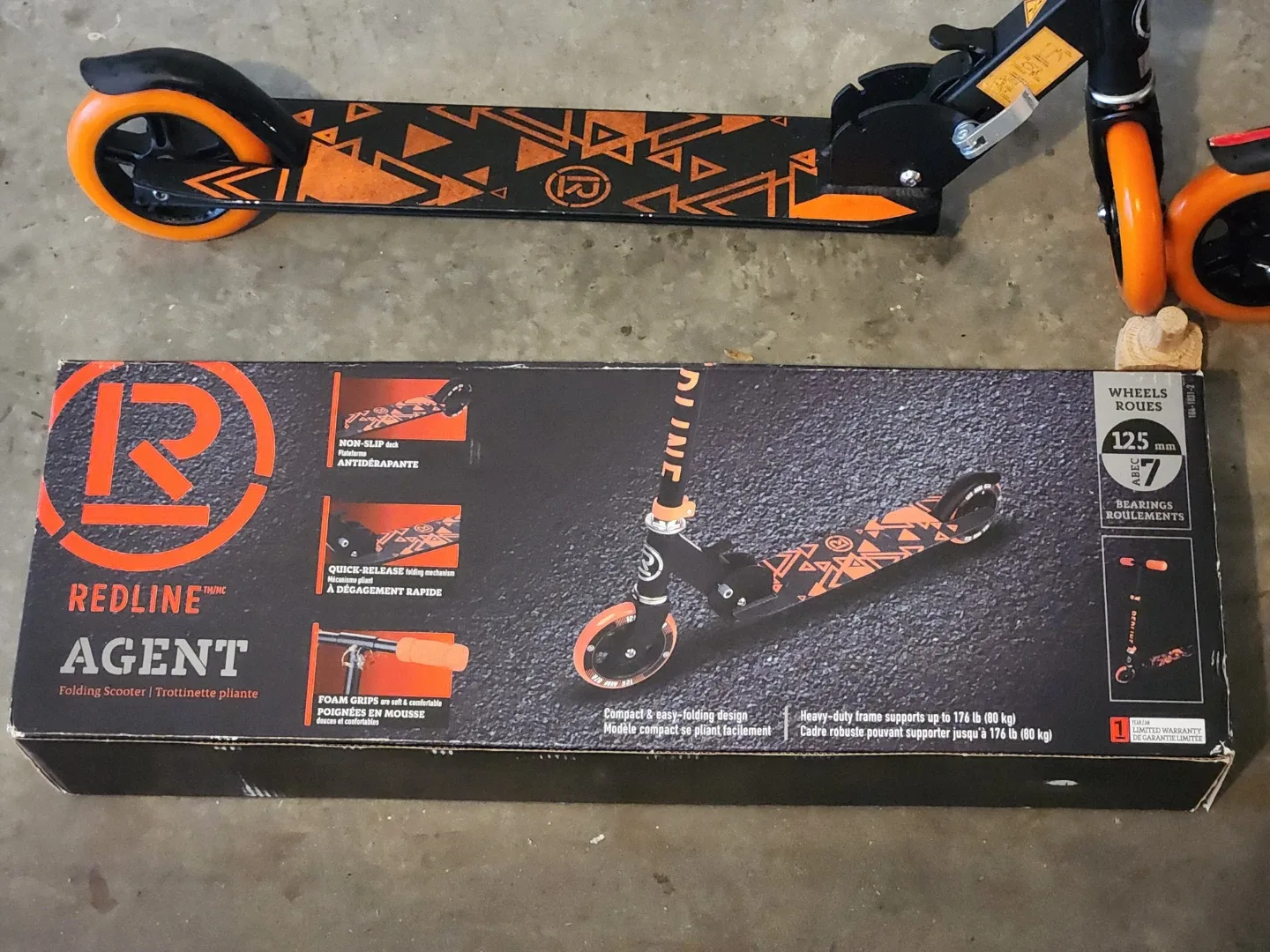 Redline Folding Scooter image indicator(2)