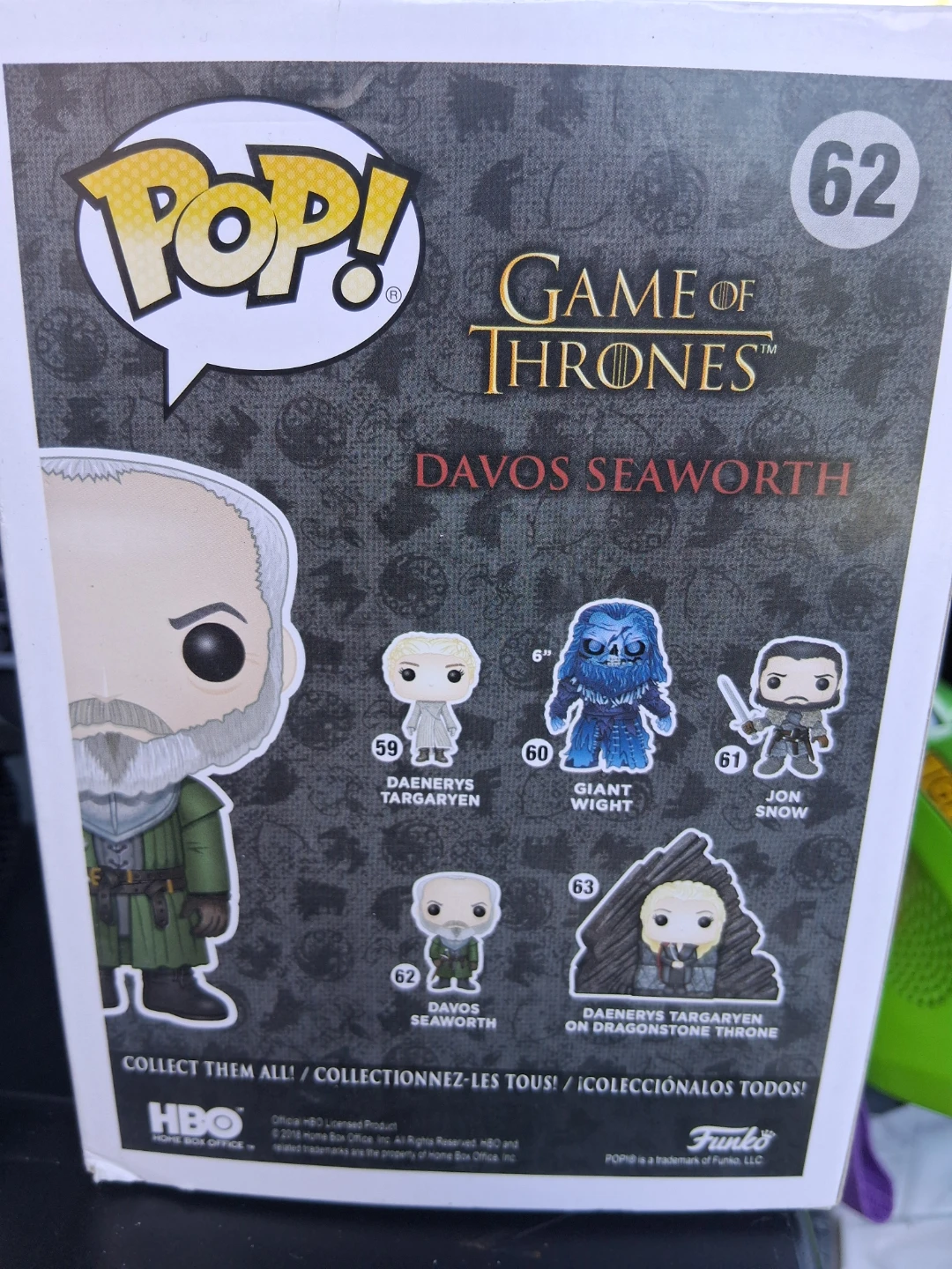 Funko Pop! Game of Thrones Davos Seaworth #62 - photo 2