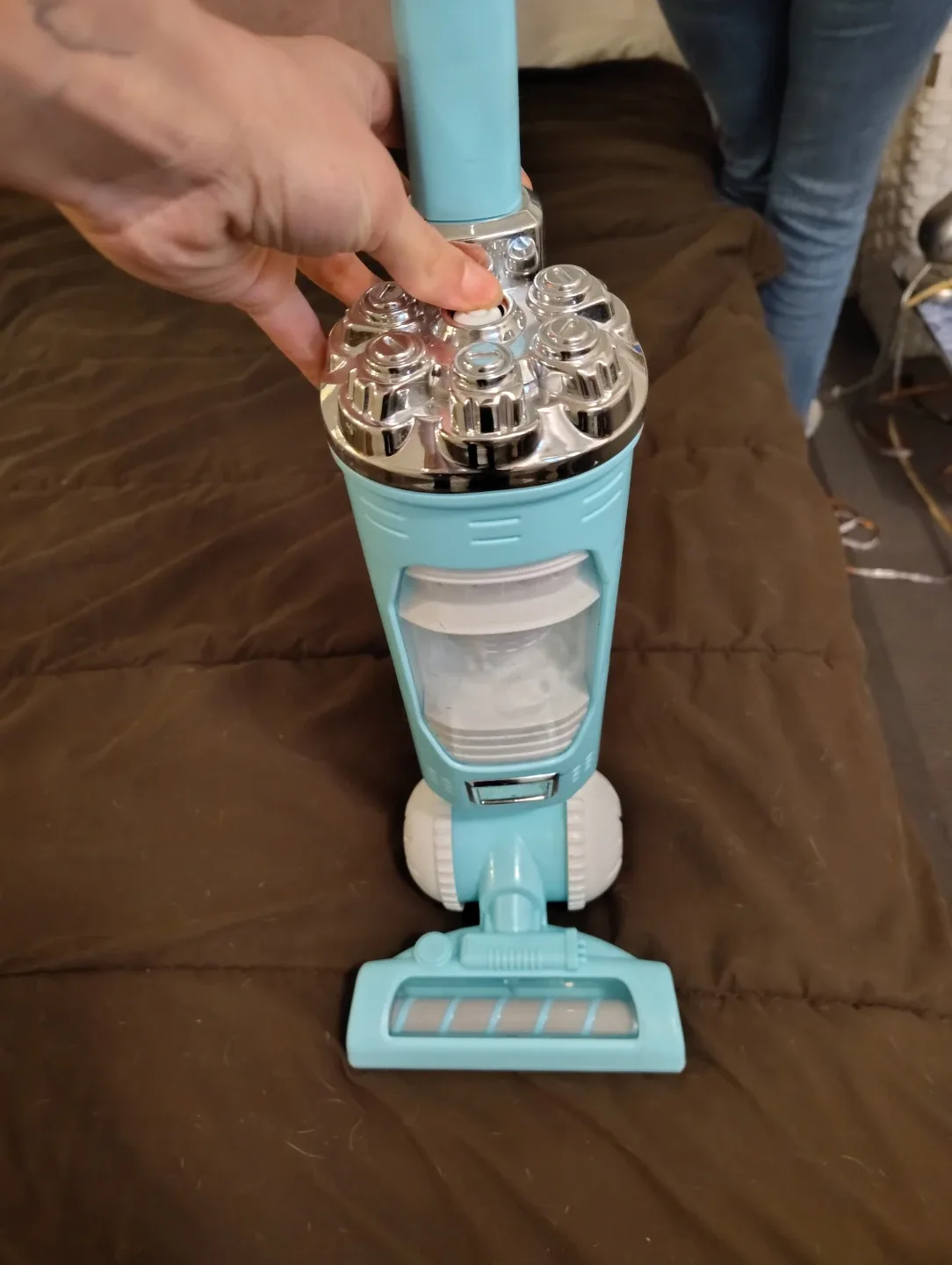 Toy Vacuum Cleaner - Light Blue
