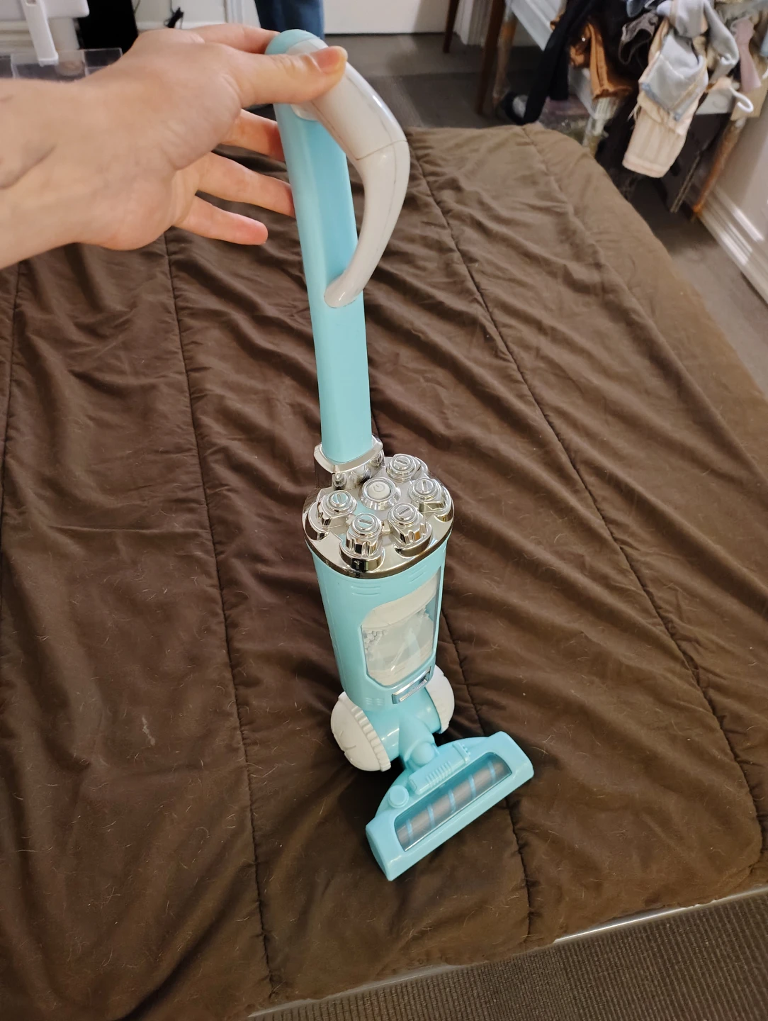 Toy Vacuum Cleaner - Light Blue - photo 2
