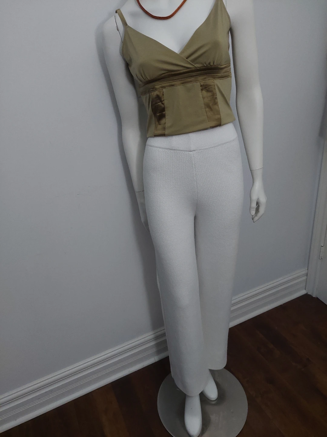 White Knit Pants 🥕 - photo 2