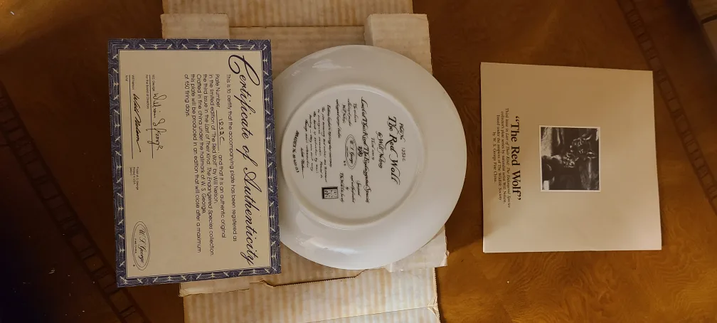 W.S. George Limited Edition Collector Plates image indicator(4)