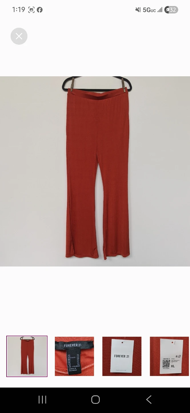 Forever21 rust boot cuts women pants