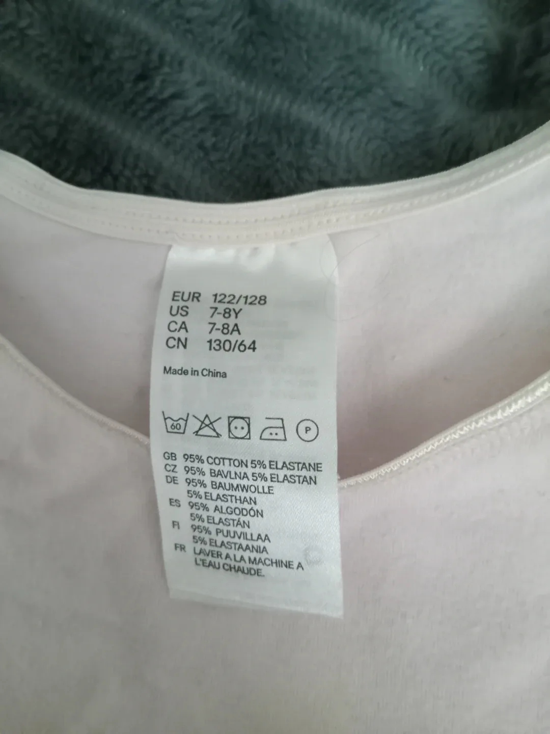 H&M Pink Baby Bodysuit - Size 7-8Y image indicator(2)