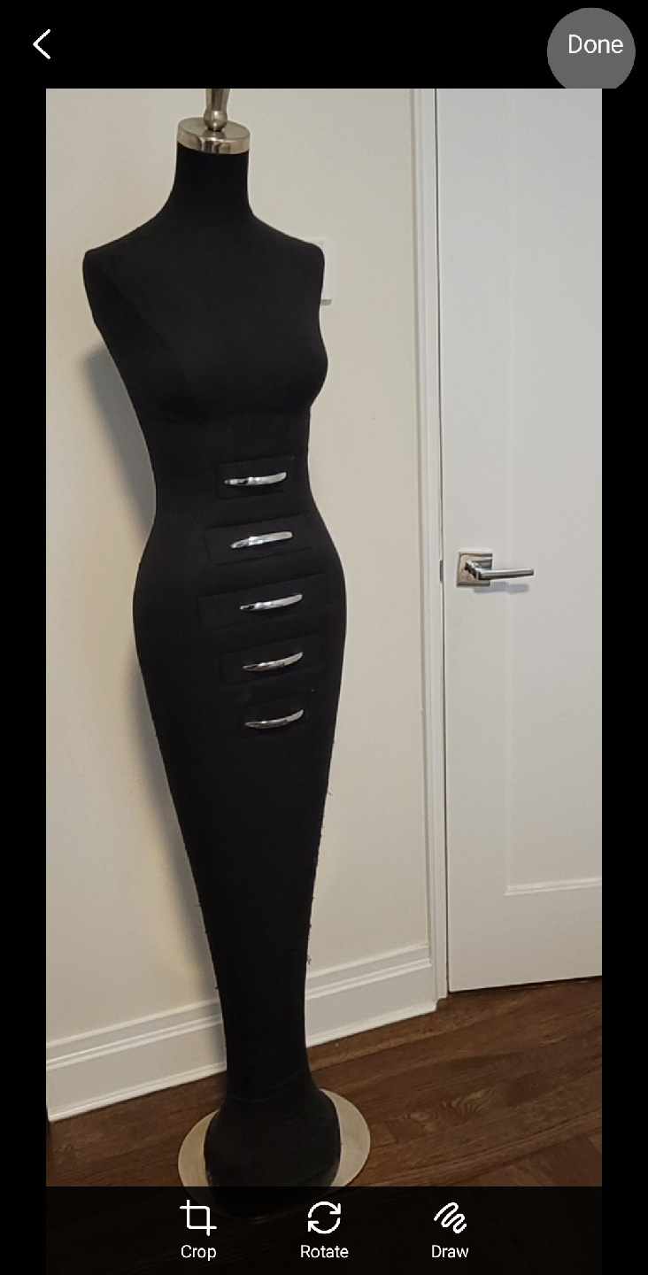 Black Dress Form Mannequin - photo 2