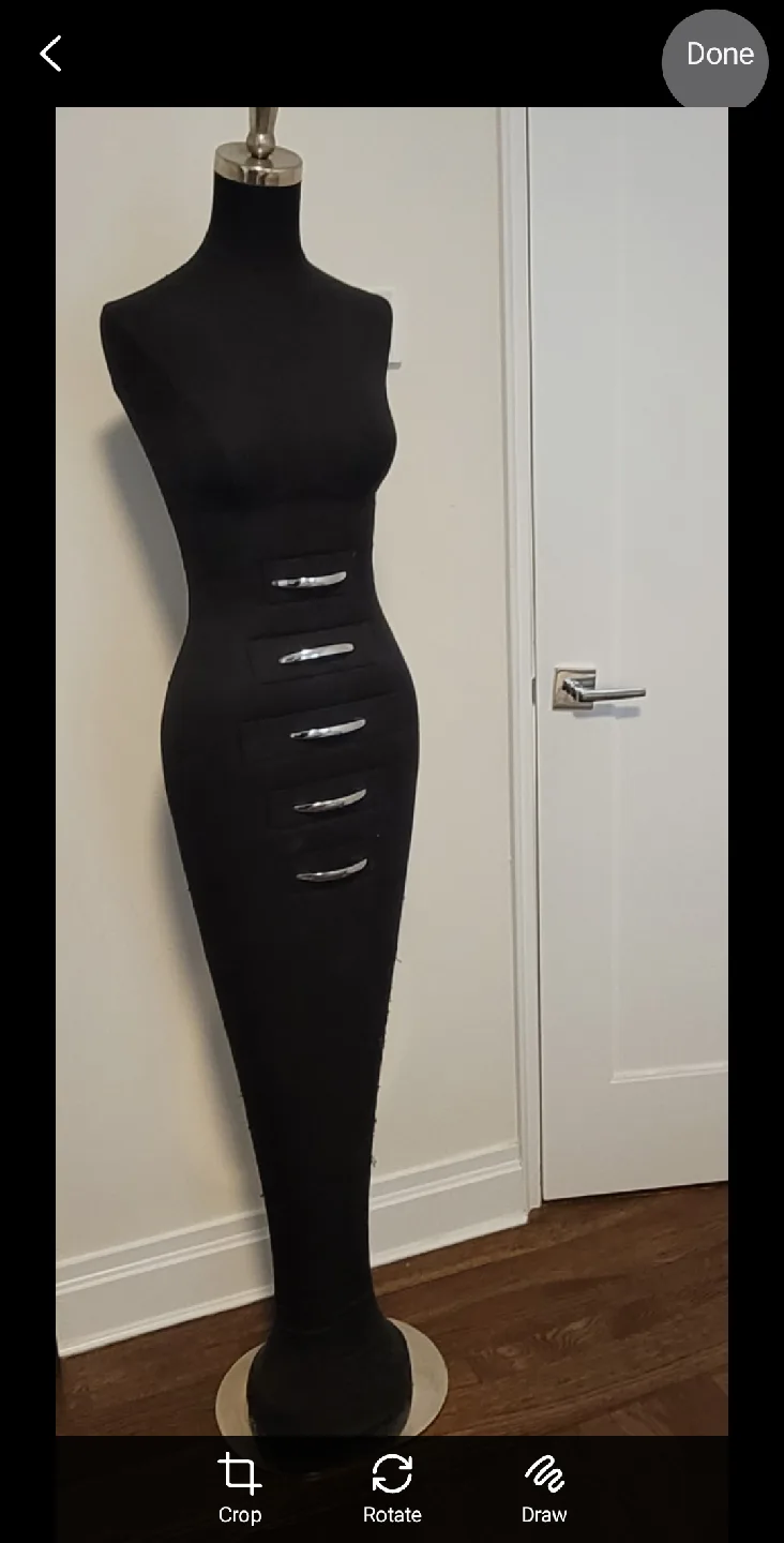 Black Dress Form Mannequin image indicator(2)