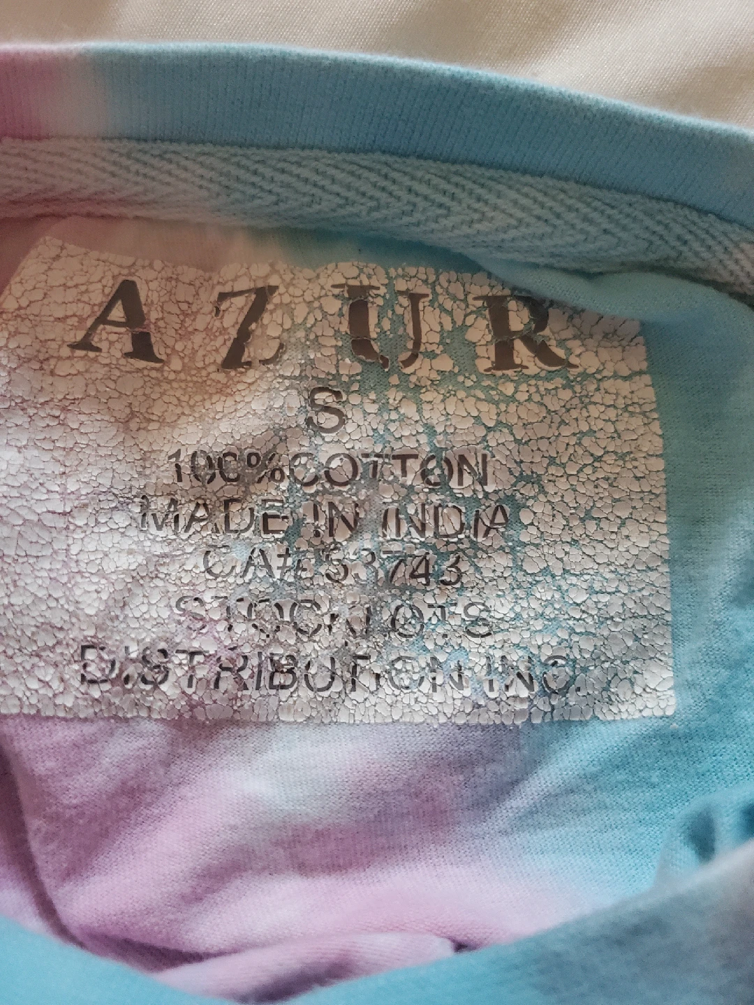 Azur Tie-Dye Long Sleeve Top - Size S - photo 2