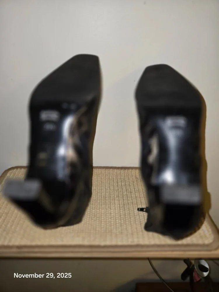 Leather Metallic Ankle Boots image indicator(3)