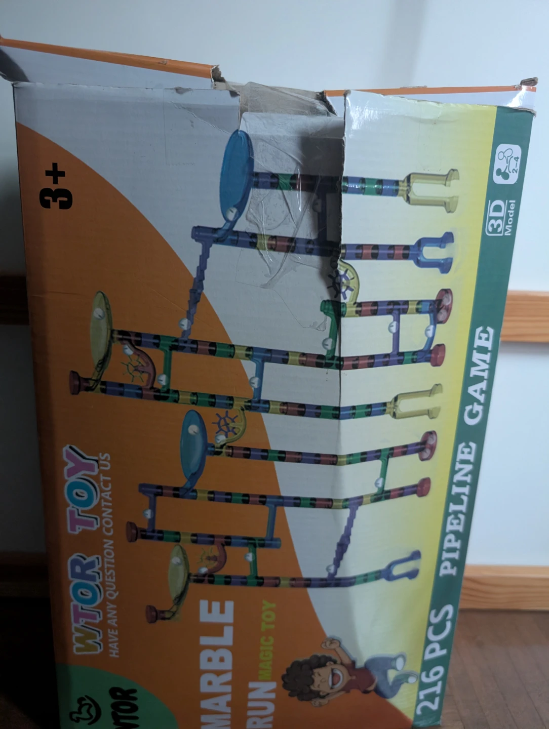 Marble Run Pipeline Game - Over 200 Pieces! - photo 3