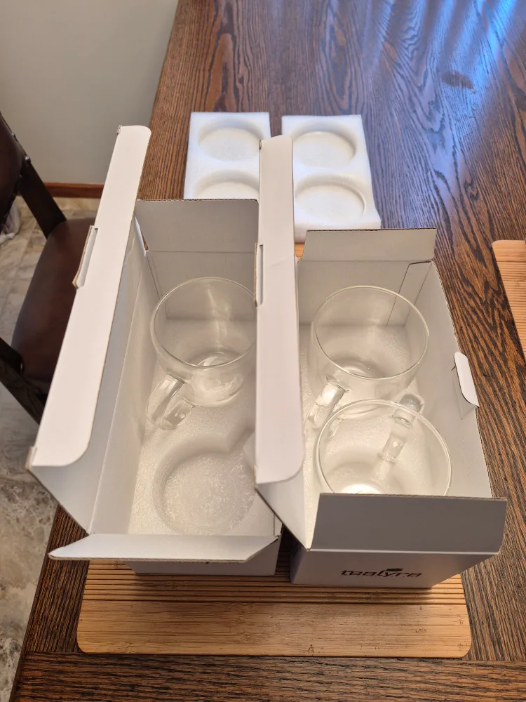 10 Borosilicate Glass Mugs: 7 Double-Wall + 3 Single-Wall image indicator(2)