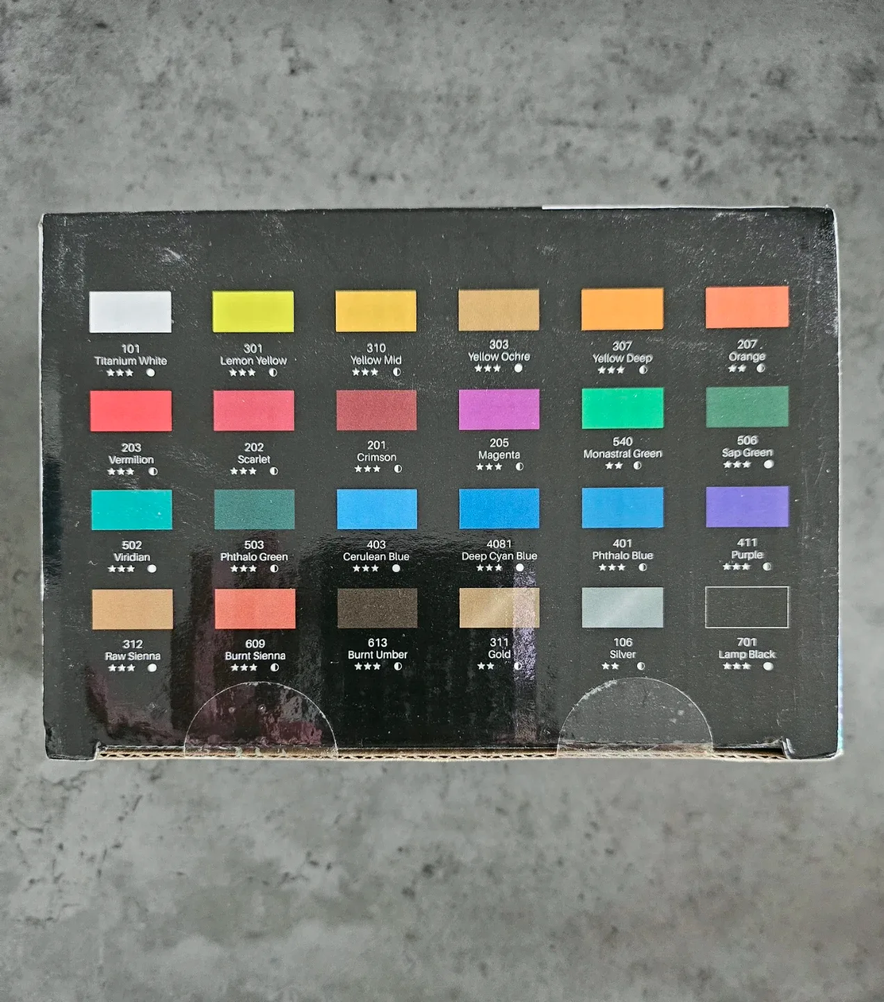 Artecho 24 Colour Acrylic Paint Set - New image indicator(2)