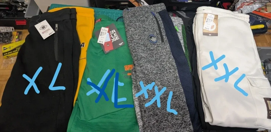 Assorted Brand New Track Pants - Sizes XL & XXL