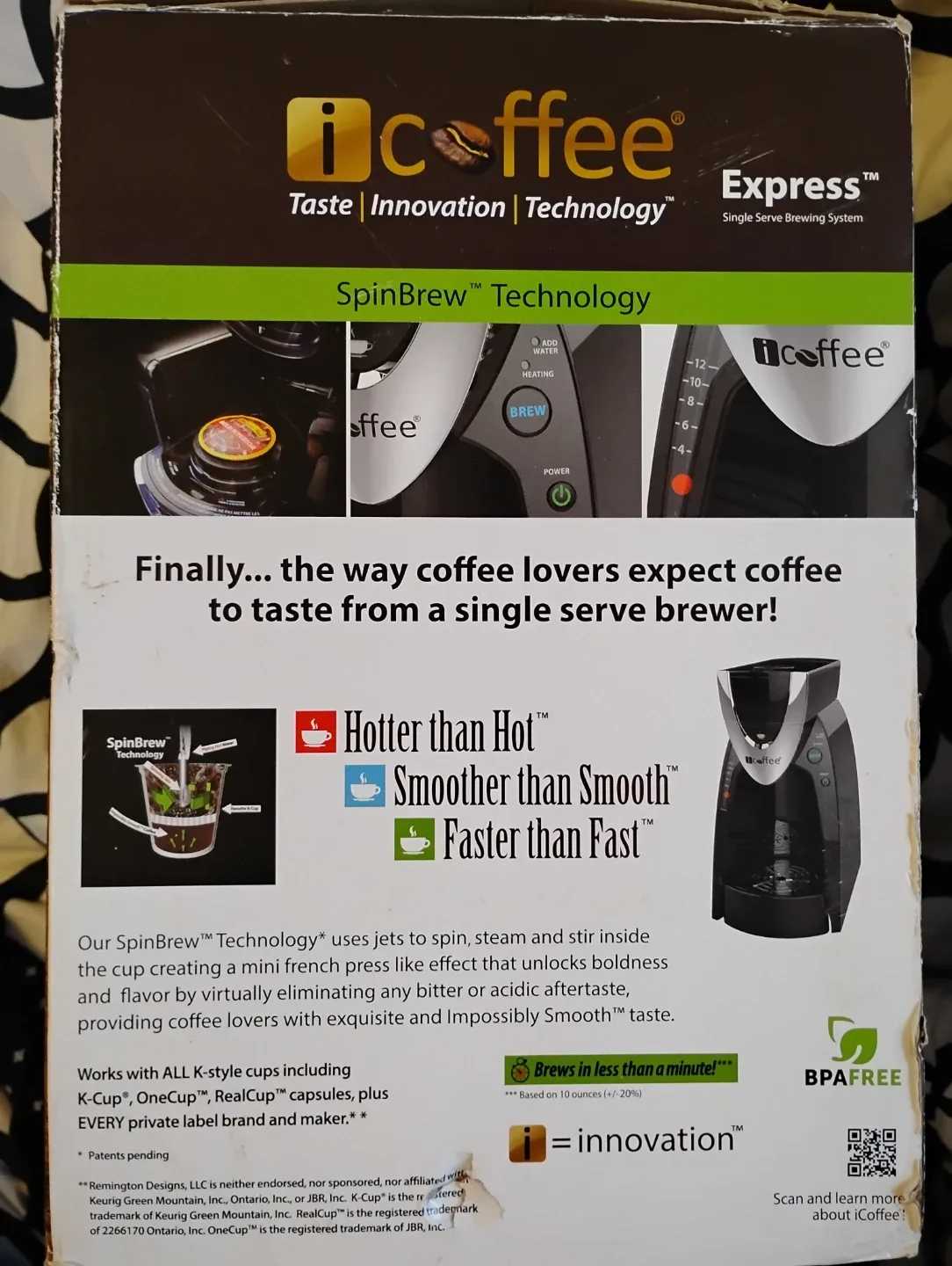 iCoffee Express Single Serve Brewing System image indicator(2)