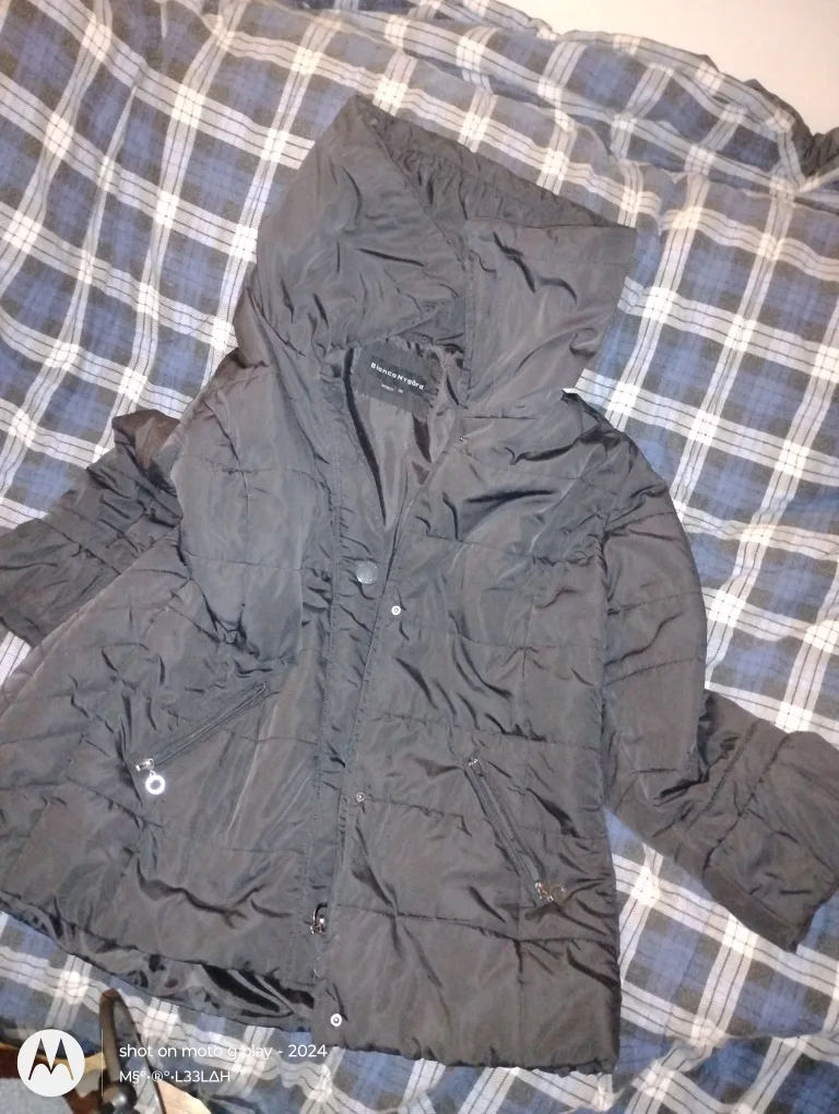 Bianca Nygård Black Puffer Jacket - Size 3X image indicator(2)