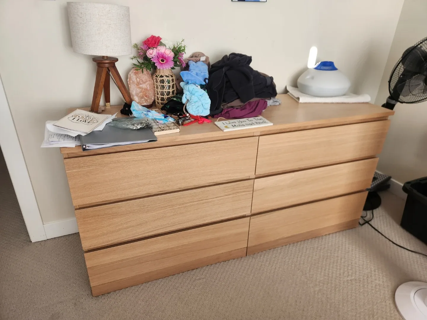 Wooden Ikea Dresser