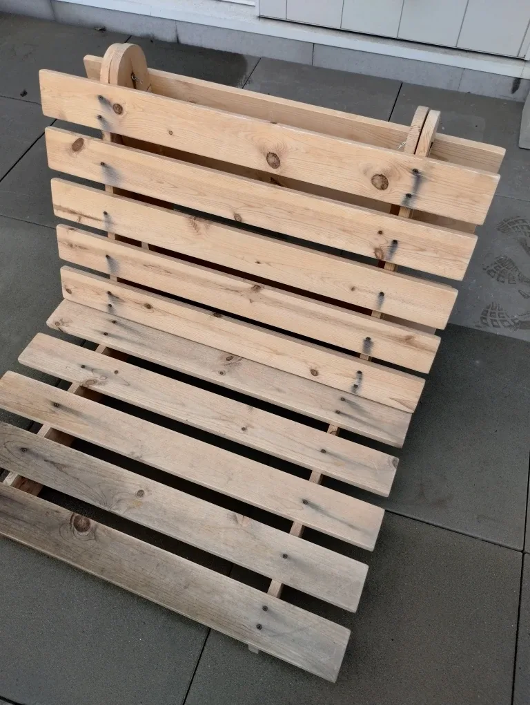 Wooden Slat Bed Frame - Good Condition