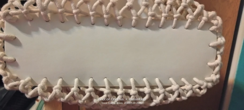 White Macrame Bag - photo 4