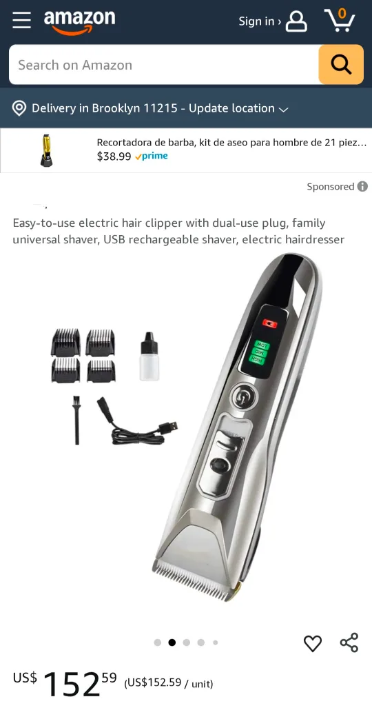 PROFESSIONAL USB -RECHARGEABLE Hair Clipper image indicator(2)