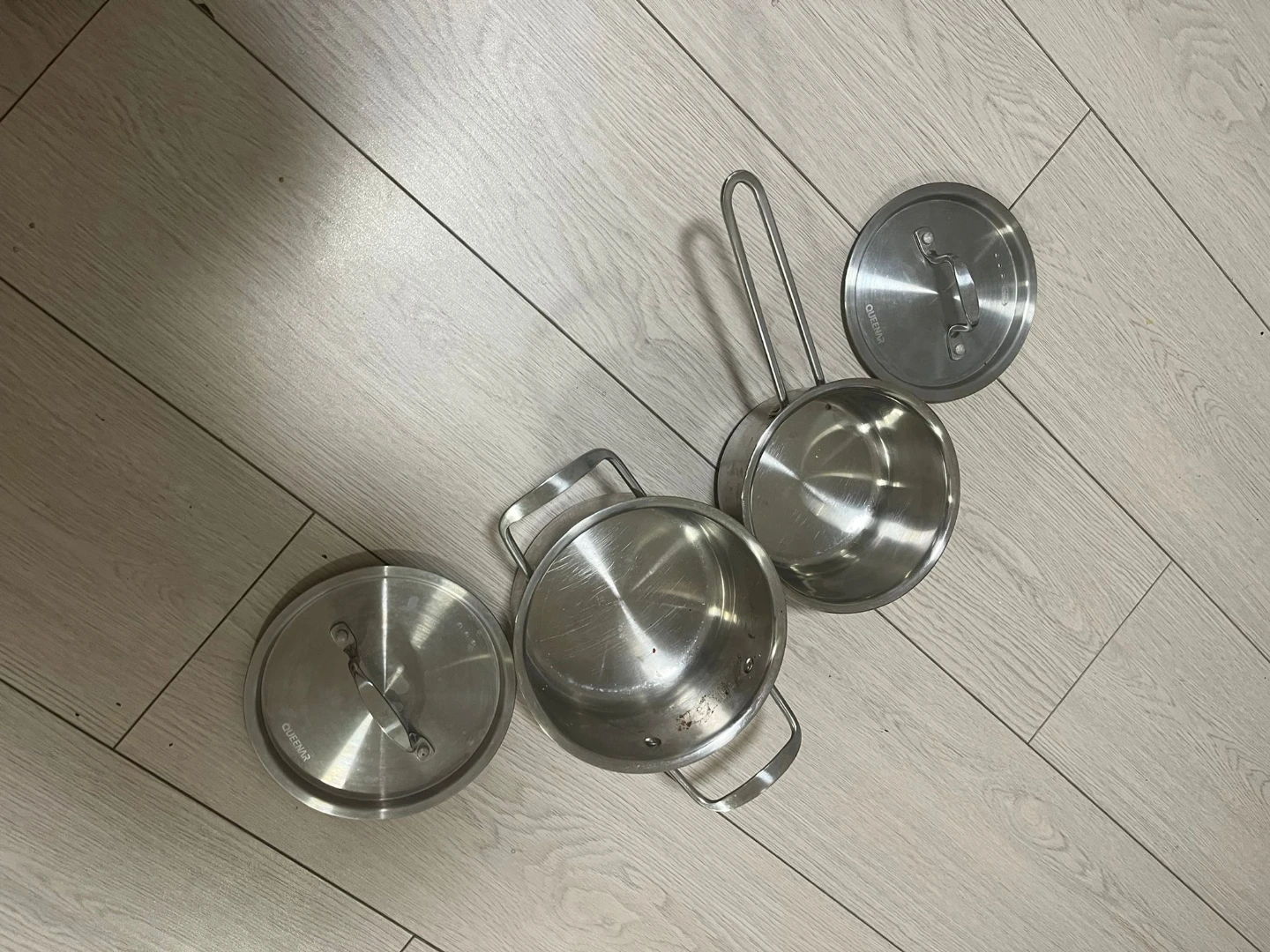 Ouranqz Stainless Steel Pots with Lids - photo 2