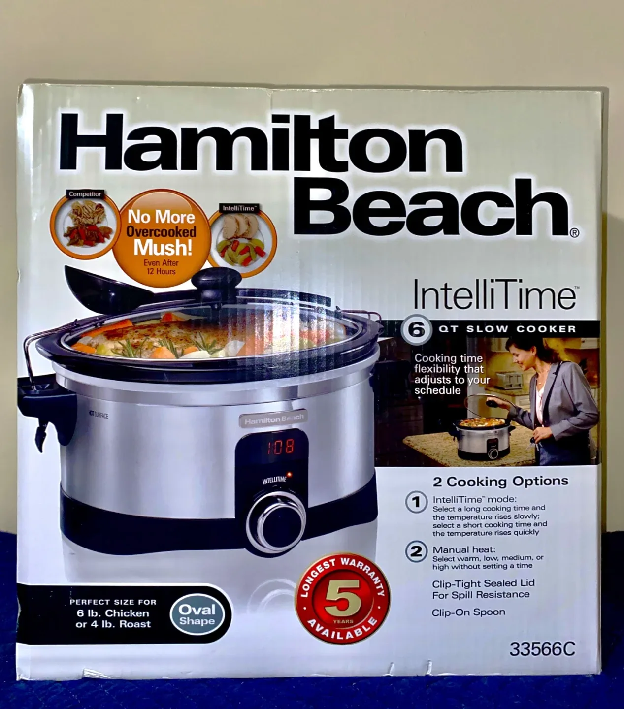 Hamilton Beach IntelliTime 6 Quart Slow Cooker - New in Box!! 🥕 image indicator(2)