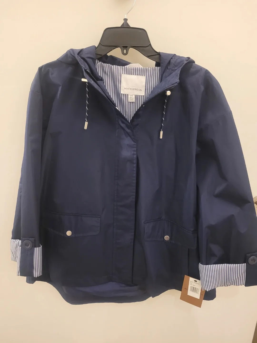 Weatherproof Navy Raincoat