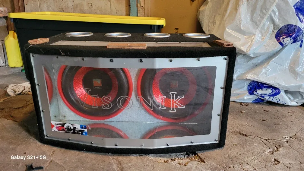 Visonik V1212BP Subwoofer Speaker Box