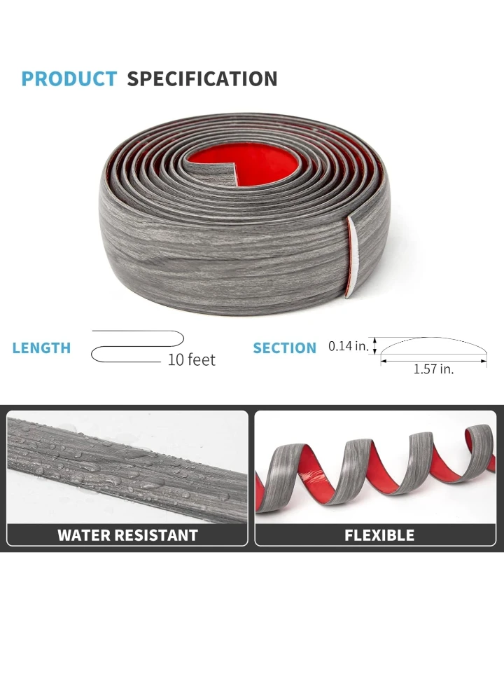 Self-adhesive Floor Transition Strip - 10 feet - photo 2