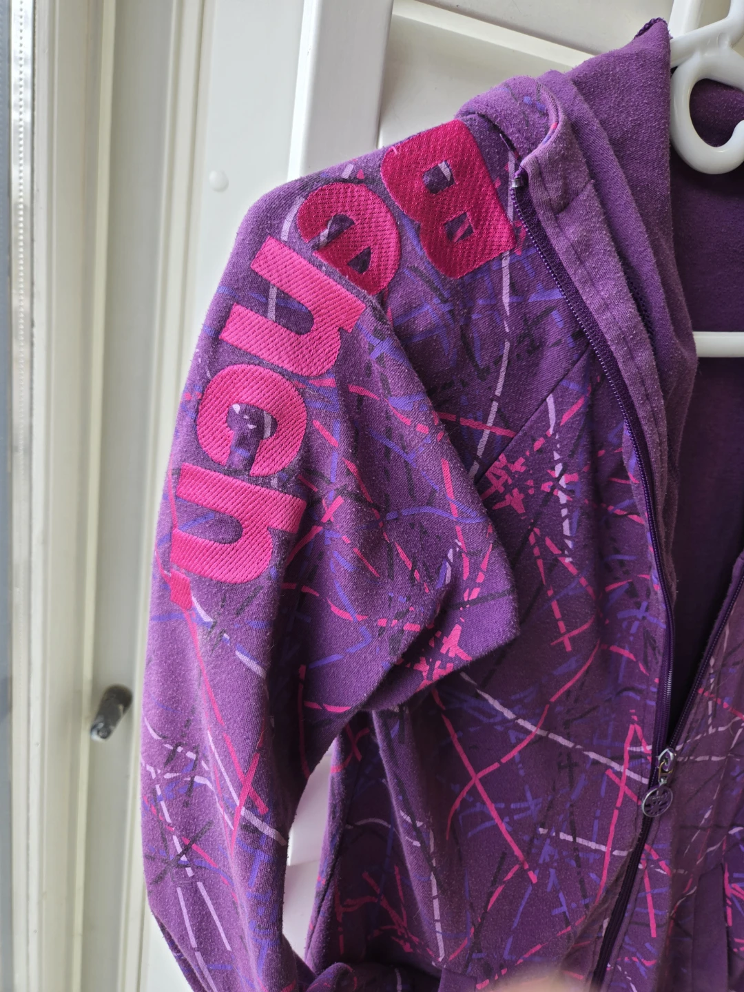 Bench Purple Full Zip Hoodie - Size M - photo 2