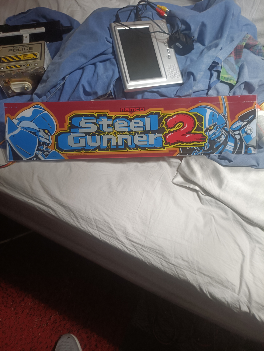 steel gunner 2 marquee arcade machine