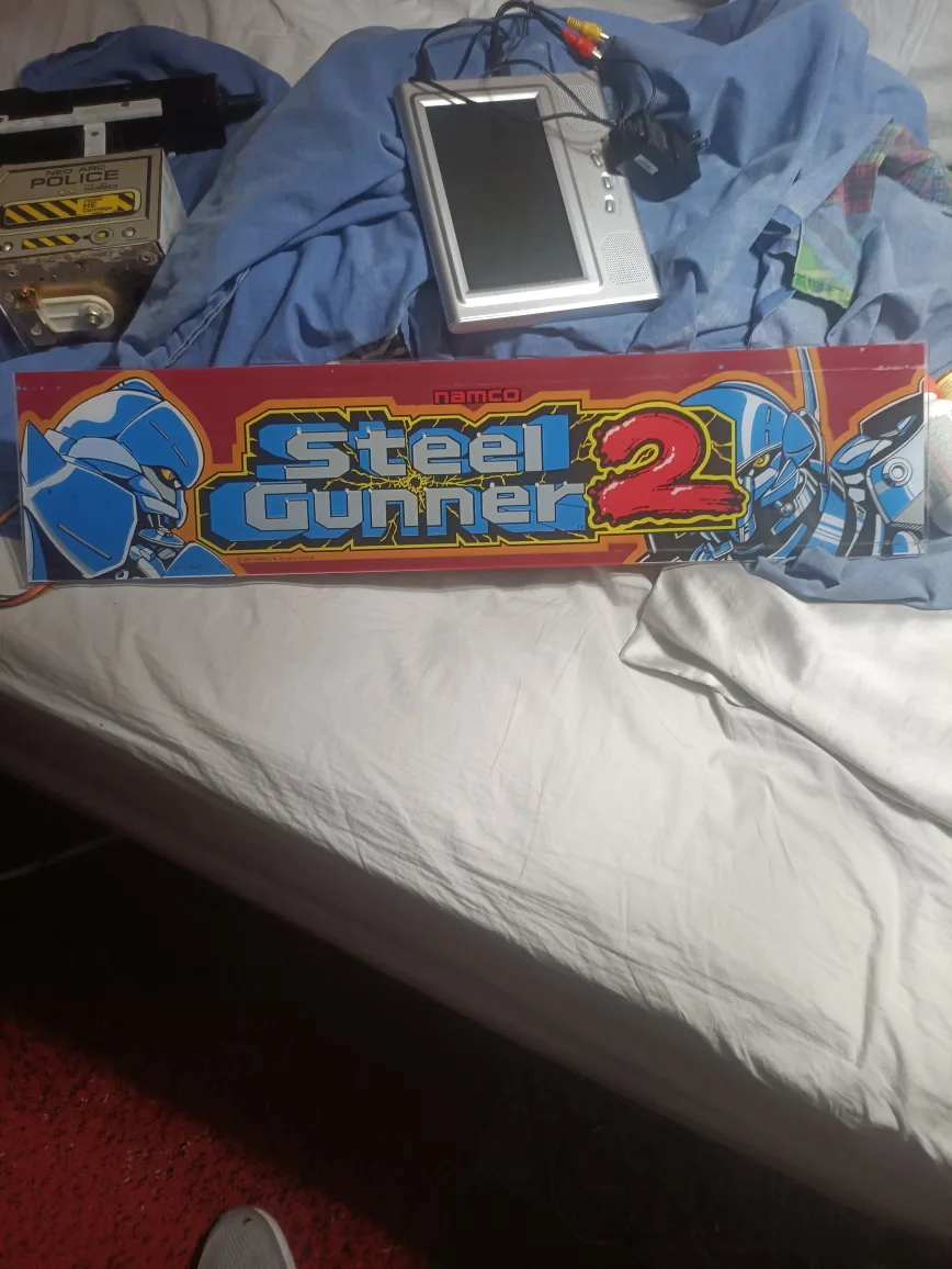 steel gunner 2 marquee arcade machine