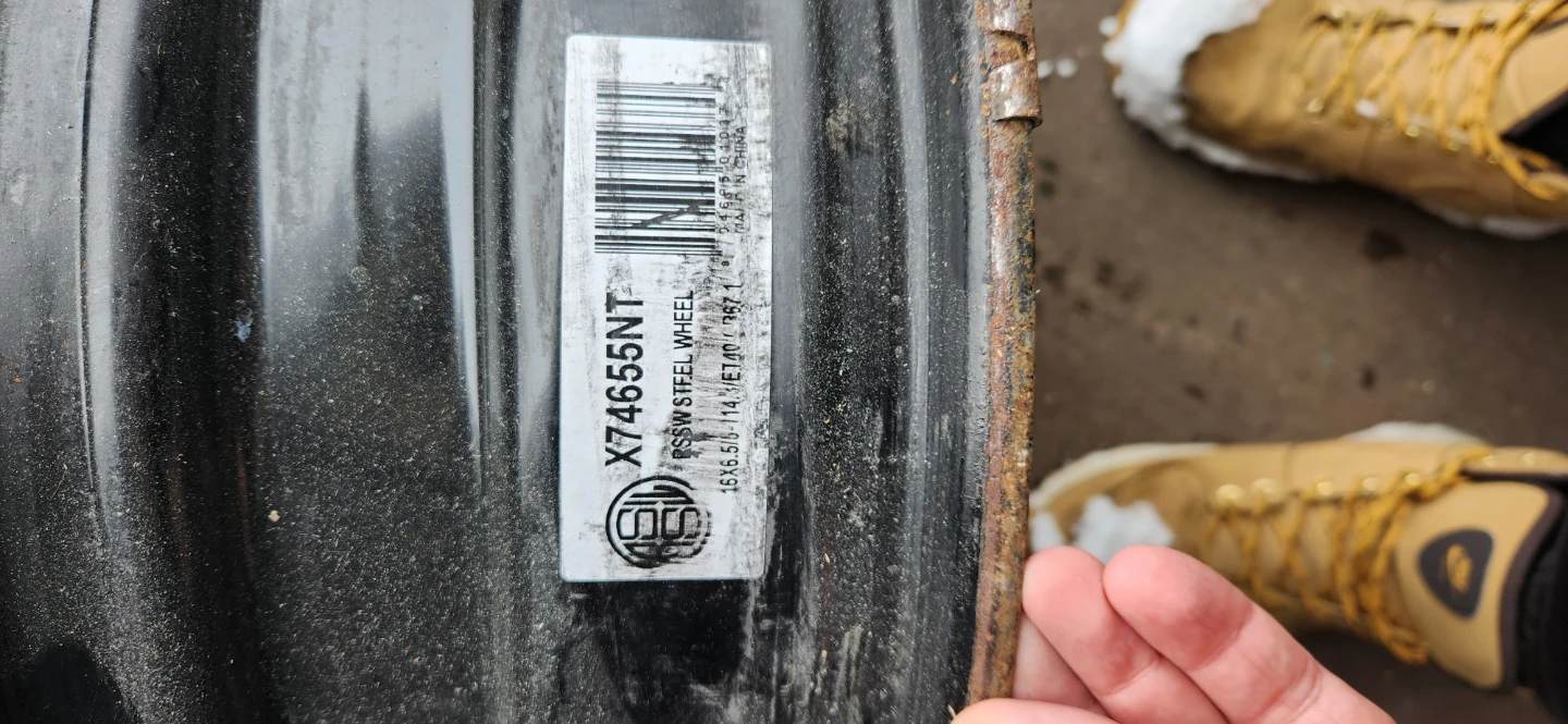 Steel Wheel X746655NT, 16x6.5 - photo 2