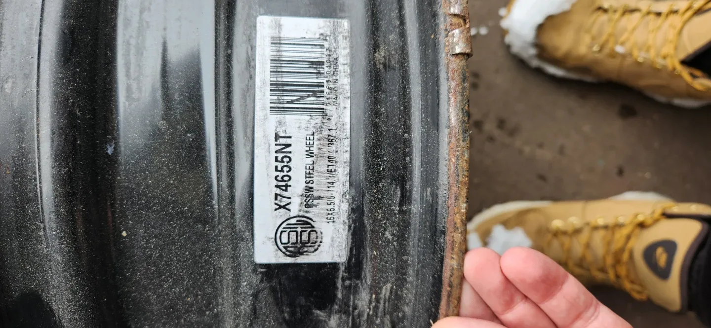 Steel Wheel X746655NT, 16x6.5 image indicator(2)