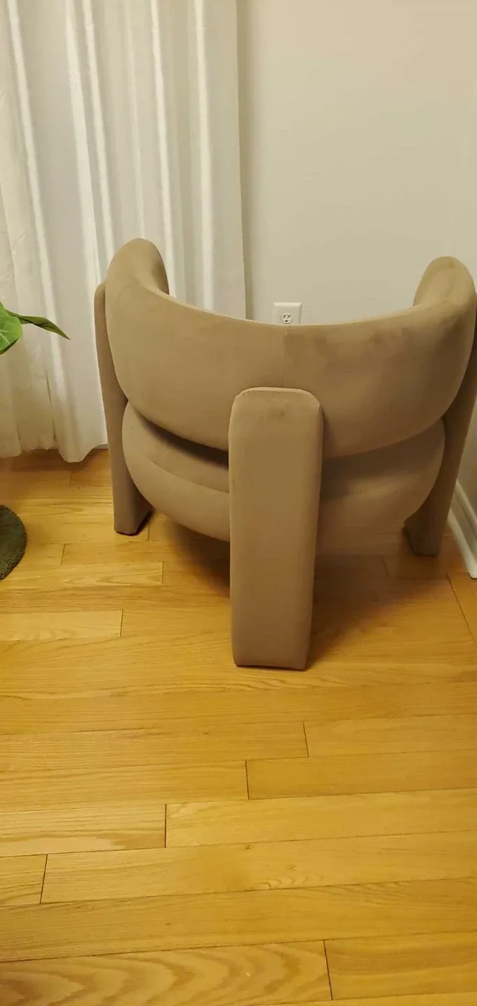 Beige Barrel Chair image indicator(2)