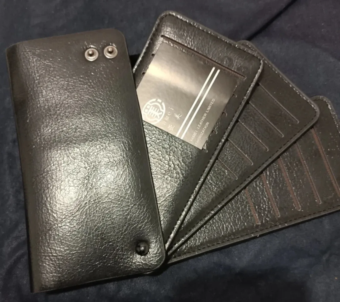 New - Black Leather Wallet image indicator(2)