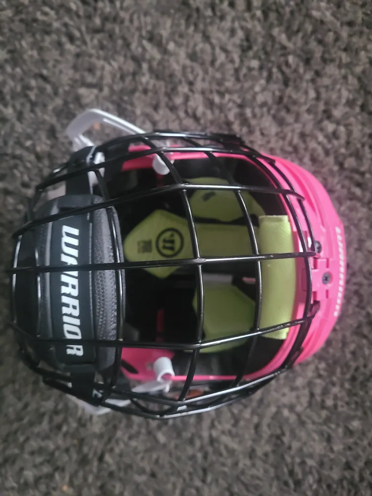 Kids' Hockey Helmet Warrior - Alpha One Youth Combo Pink image indicator(7)