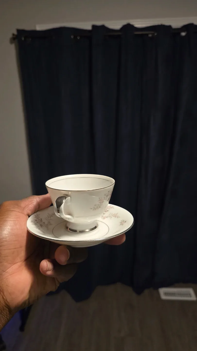 Vintage Tea Cup and Saucer Set image indicator(2)
