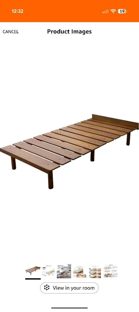 EMOOR Japan Twin Size Adjustable Bed Frame