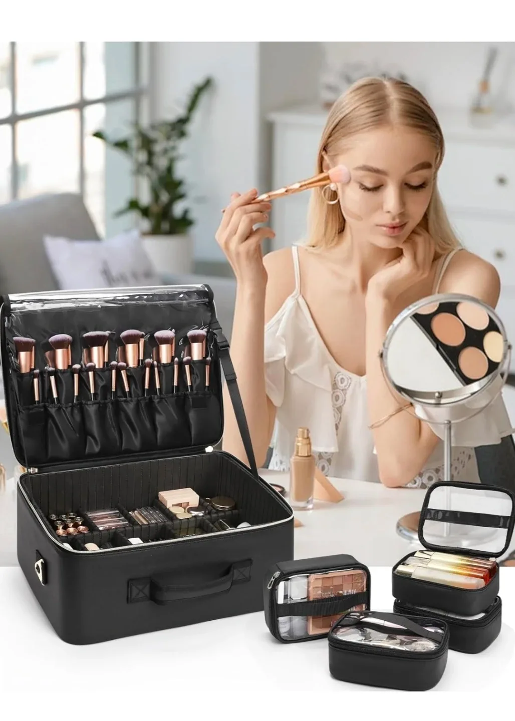 RAIavel Makeup  Case - Black thumbnail