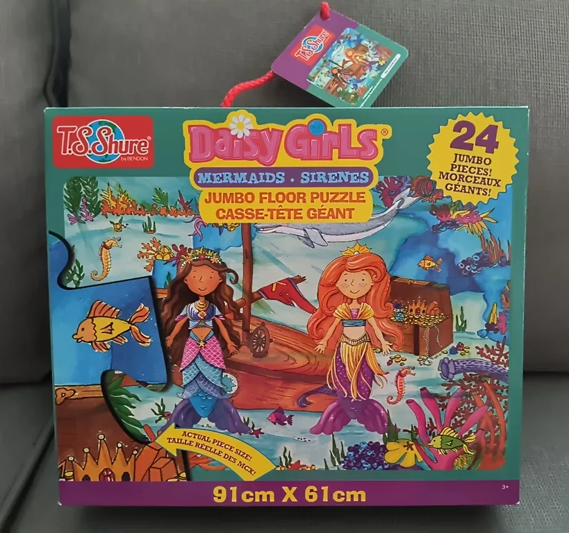 T.S. Shure Daisy Girls Mermaids 24-Piece Jumbo Floor Puzzle image indicator(2)