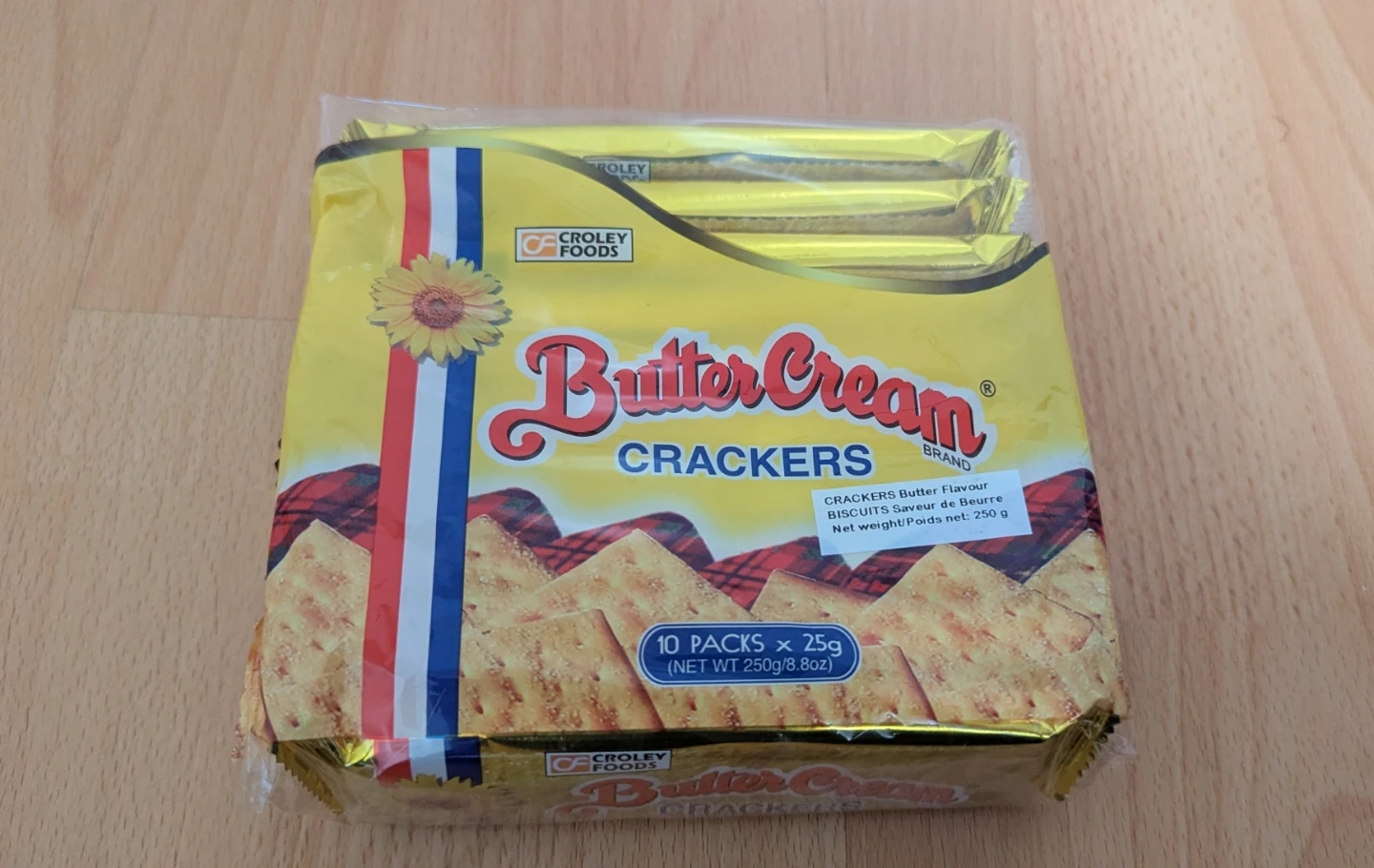 Brand New Croley Foods Butter Cream Crackers (10 Packs)