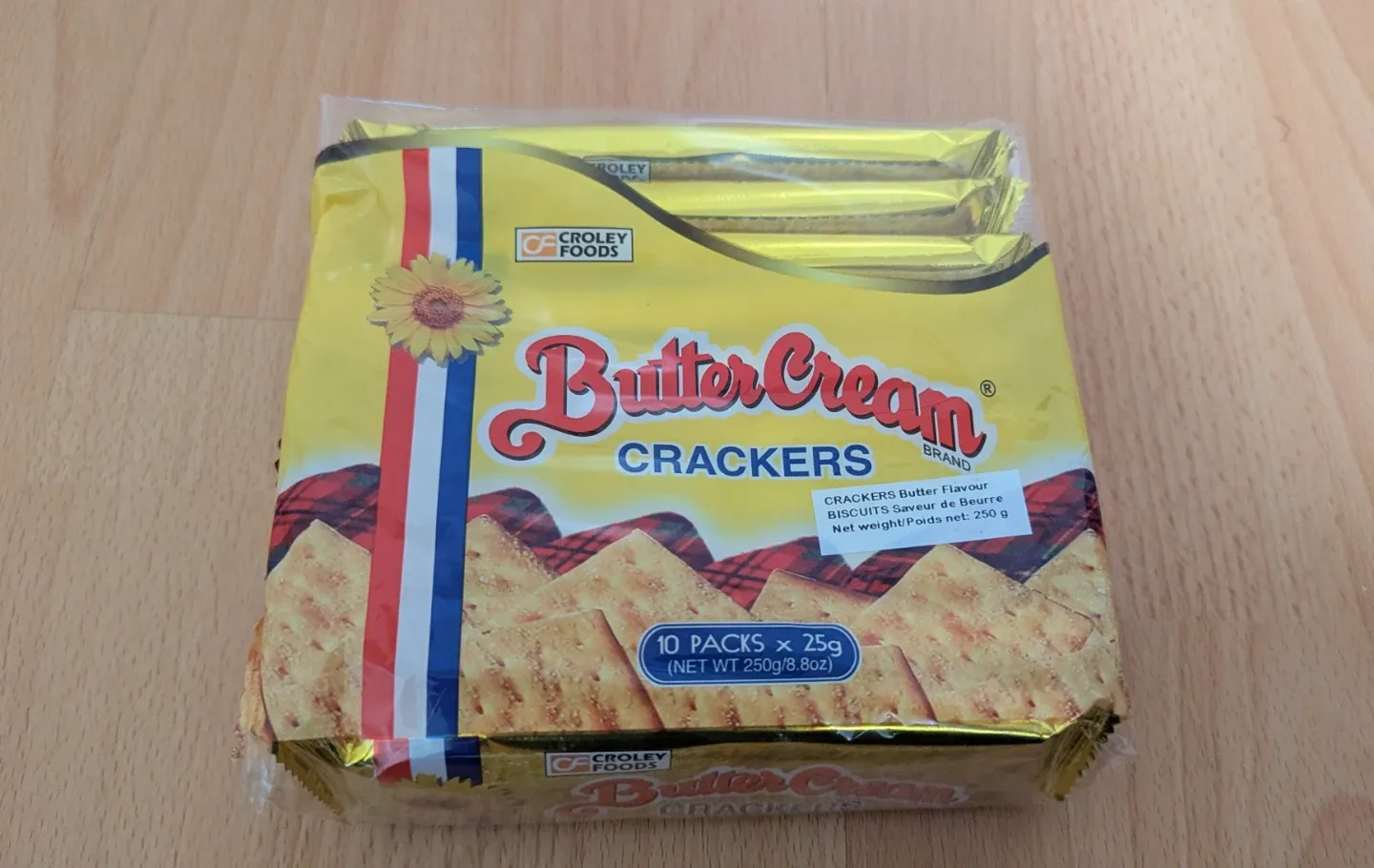 Brand New Croley Foods Butter Cream Crackers (10 Packs) thumbnail