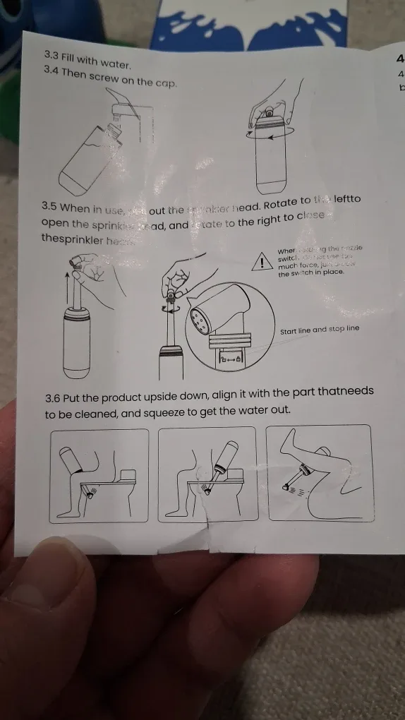 portable bidet, avoid UTI, post surgery, painful haemorrhoid image indicator(5)