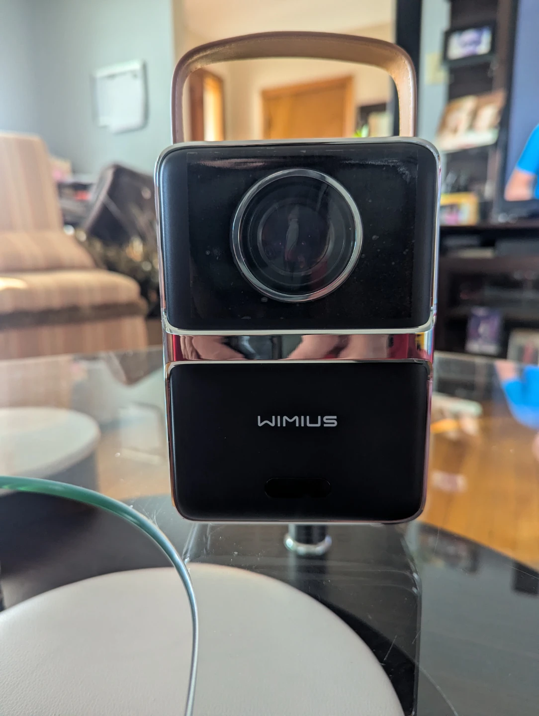 WiMiUS P61 Mini Portable Projector - Gray - photo 2