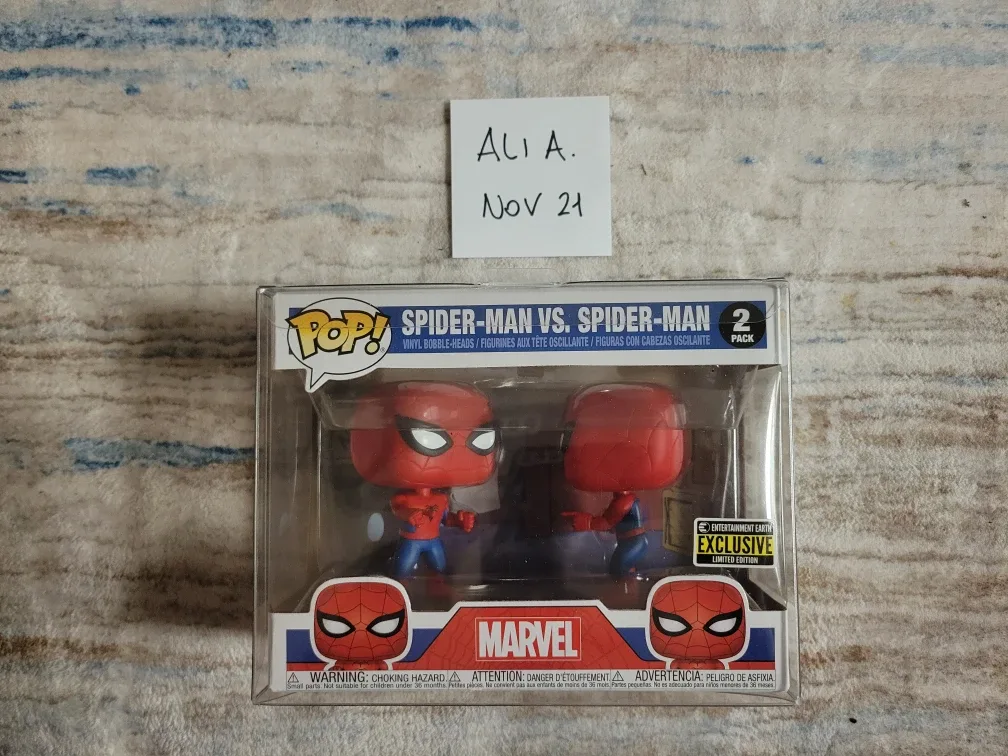 65$ Funko Pop! Spider-Man vs. Spider-Man 2-Pack