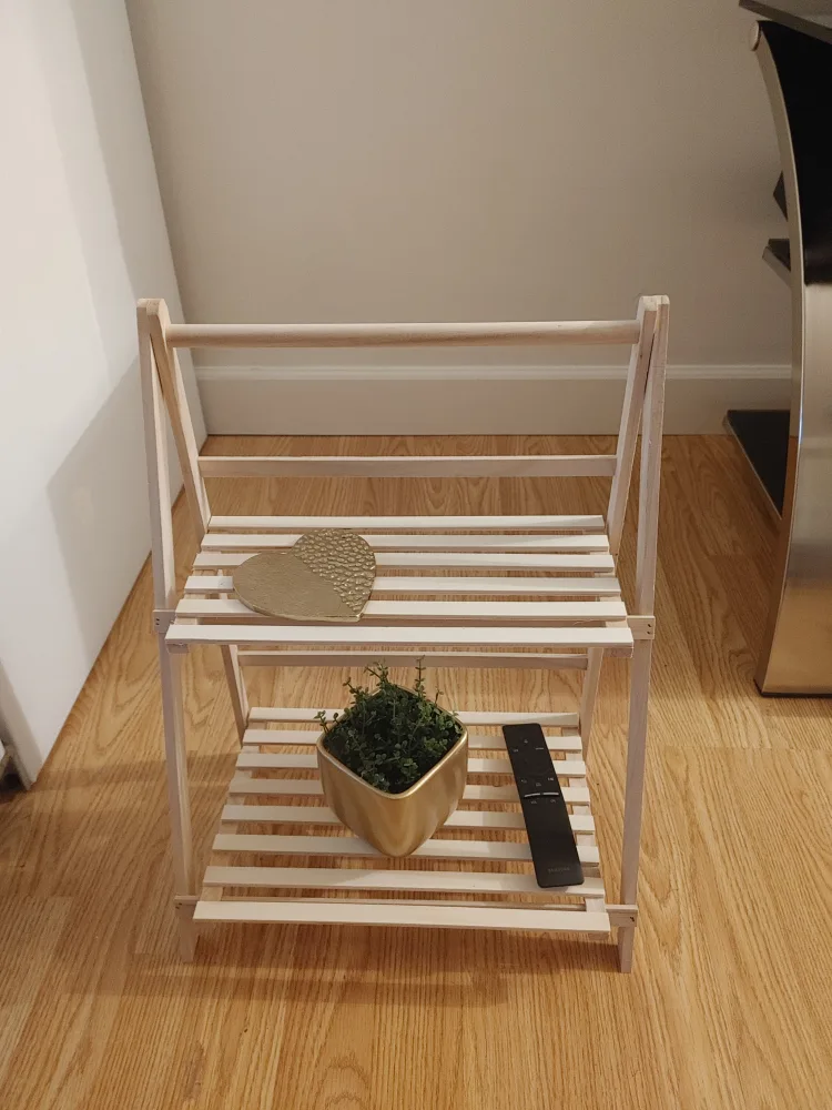 Folding Wooden Stand Shelf New image indicator(2)